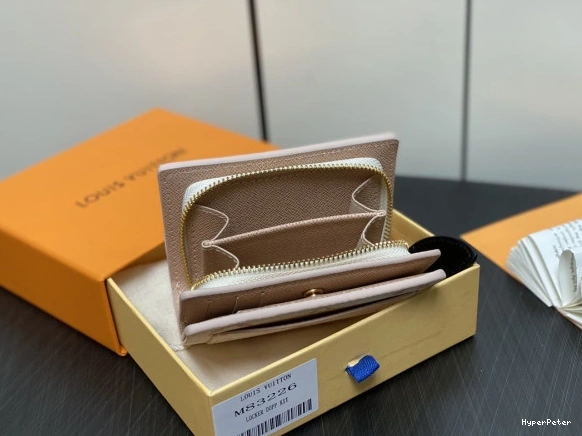 VUITTON WALLET-11*8.5*3.5cm milky LOUIS way 0823